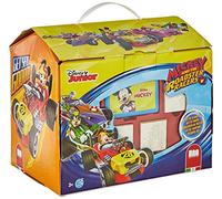 Multiprint Casetta 7 Timbri per Bambini Disney Mickey, 100% Made in Italy, Set Timbrini Bimbi Personalizzati, in Legno e Gomma Naturale, Inchiostro Lavabile Atossico, Idea Regalo, Art.09945