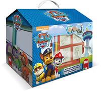 Multiprint Casetta 7 Timbri per Bambini Paw Patrol Boy, 100% Made in Italy, Set Timbrini Bimbi Personalizzati, in Legno e Gomma Naturale, Inchiostro Lavabile Atossico, Idea Regalo, Art.09903