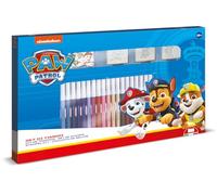 Multiprint 3 Timbri per Bambini e 36 Pennarelli Colorati Paw Patrol Boy, Made in Italy, Set Timbrini Bimbi, in Legno e Gomma Naturale, Inchiostro Lavabile Atossico, Idea Regalo, 57903