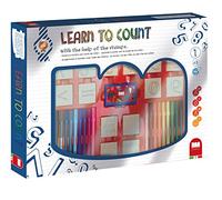 Multiprint Set Educativo Numeri, Box da 26 Timbri 100% Made in Italy, Pennarelli Bambini, Set Timbrini Bimbi in Legno e Gomma Naturale, Inchiostro Lavabile Atossico, Idea Regalo, Art. 01940