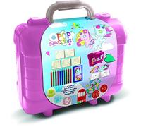 Set da viaggio - Multiprint - 42978 - 5 cuscinetti unicorno, 10 matite