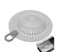 Multipurpose Drain Cover, Silicone Bathroom Hair Stopper, 14.8x2.8cm Kitchen Sink Filter Protector with Compact Design for Convenient Cleaning for Balcony Hotel Bathroom Filter Accessories