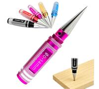 Multipurpose Manual Hole Punch, 2026 New 0-14mm Hole Puncher Reamer, Adjustable Steel Holes Puncher Reamer for Woodworking, DIY Crafts, Tool Box and Hand Tools (Pink)