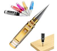 Multipurpose Manual Hole Punch, 2026 New 0-14mm Hole Puncher Reamer, Adjustable Steel Holes Puncher Reamer for Woodworking, DIY Crafts, Tool Box and Hand Tools (Yellow)