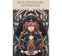 MULTIPURPOSE NOTEBOOK FOR THE JAPANESE MANGA LOVER: 120 blank and lined pages, perfect for writing, drawing, sketching, planning, and organizing your ideas in one place.