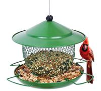 Multipurpose Outdoor Bird Feeder, 13.78x9.06x3.94 inches Adorable Hangable Water Dispenser, Versatile Food Dispenser for Parrots, Cockatiels, Budgies, Finches, Hummingbirds