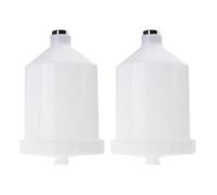 Multipurpsoe a spruzzo in nylon da 600 ml Bottiglia Ingresso filettato in acciaio inossidabile Resistente solventi Design facile da pulire Tazza per spruzzatore vernice in nylon