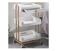 Multirpose Beauty Rolling Trolley - Mobile Storage Nizer per Salone Spa Camera da letto e Ufficio - Carrello portatile per trucco Strumenti per capelli Forniture e accessori.