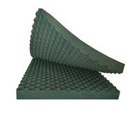 Multisint - Pannelli Fonoassorbenti Bugnati Ignifughi - 50x50x4,8cm Densità 30 Autoestinguente - Certificazione di Resistenza al Fuoco Classe 1IM Standard (Confezione 8 Pannelli)