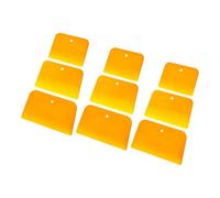 MultiSize - Set di raschietti in plastica per l'applicazione di stucco per carrozzeria, 9 pezzi, in polipropilene resistente con bordi liscianti flessibili, pellicola per auto