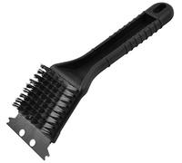 Multistore 2002 Dangerous Rill 2 in 1 spazzola per grill spazzola con impugnatura in plastica, setole in ottone e metallo raschietto per pulizia barbecue 21 x 7 x 5 cm