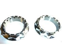 Multistrada 1100 06-09 2x Titanio Ruota Post Asse Bi Esagonale Dado Flangiato