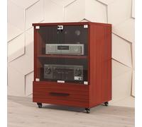 Multistrato componenti stereo Porta consolle, Moderno camera da letto supporto proiettore, Audio Av Media Stand, soggiorno DVD Media Componente rack, supporto stereo, deposito di dischi in vinile.