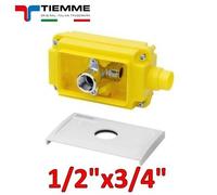 Multistrato per gas - raccordo curvo maschio 3/4'' x 1/2'' in box scatola incass