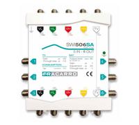 Multiswitch Fracarro 5x6 con TV passivo e SAT attivo regolabile 271162