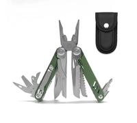 Multitool 18 in 1 con coltello - Attrezzo multifunzione in acciaio inossidabile per uomo - Ideale per campeggio, escursionismo, sopravvivenza e fai da te - Il miglior regalo per papà, marito