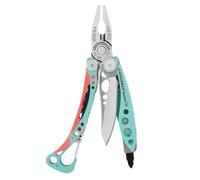 LEATHERMAN - Skeletool CX - Utensile multiuso con 7 utensili, include pinze, tagliafili per esterni e campeggio, acciaio inossidabile, Paradiso