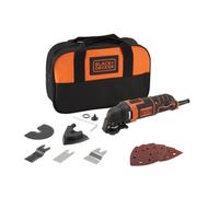 Multitool Oscillante Black & Decker MT300SA2 10000 OPM Nero/Arancione