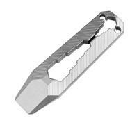 Multitool per portachiavi in metallo, strumento tascabile di sopravvivenza