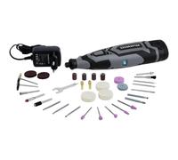 Cecotec Multitool Rotativo di Precisione CecoRaptor Polish&Sand 1200 Ultra. Batteria 12V e 1500 mAh, Velocità senza Carico 25000 RPM, Autonomia 60 min, Kit 60 Accessori