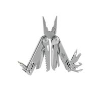 MULTITOOL SENTINEL 18 IN 1 con Pinza, Tronchese, Lama, Forbici, Lima, Rompivetro, Spellafili, Cacciaviti, Adattatore e Anello Portachiavi