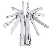VICTORINOX Coltellino Svizzero Swiss Tool Spirit MX Clip, 24 Funzioni, Multi-strumento con Pinza, Cacciavite, Apriscatole, Argento