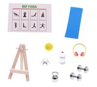 Multiuso 23Pieces Miniature Dollhouses Sport Set Con Golf Baseball E Tennis Accessori Per La Decorazione Piccola Attrezzatura Sportiva