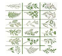 Multiuso Art Class Essential 18 Stencil Riutilizzabili a Tema Strumenti in Plastica Non Tossica per Insegnanti e Hobbisti Modelli