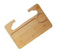Multiuso Bambù Tavolo Auto Pranzo Piattaforma Portatile Sistemi di Fissaggio Sicuri Pieghevole Storage Incluso Scrivania