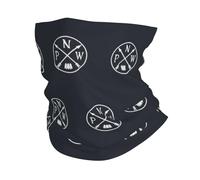 Multiuso Bandana Pacific North West Mountain Decorazione Facciale Elastico Sciarpa al Collo per Yoga Adulto Escursionismo