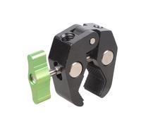 Multiuso Camera Mount Morsetto 50mm Grip Due Porta Filettata Per Treppiedi Studio Gear Studio Luce Ombrelli Holder Clamp