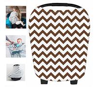 Multiuso in cotone biologico in lycra di allattamento Baby auto set di cappottina carrello di coperta per neonati neonati bambini Shower Gift