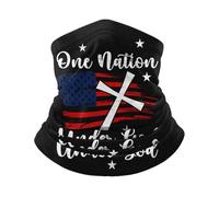 Multiuso Sciarpa A Mezza Faccia One Nation Under God Blessed Decorazione Facciale Elastico Cerchietto per Capelli per Escursionismo Sports Arrampicata