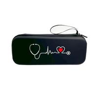 Multiuso Stetoscopio Custodia Da Viaggio Per La Sanità Stetoscopio Borsa Da Trasporto Fornitore di Spazio Per Penna, LED Penlight,
