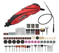 Multiutensile 135 Watt. Con 210 accessori e valigetta. Strumento multifunzione, mini trapano, strumento rotativo, smerigliatrice