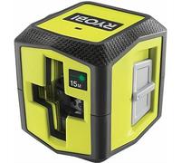 Ryobi - Laser trasversale verde - Range 15 M - Precision +/- 0,5 mm - consegnato con pinze di fissaggio e 2 batterie - RBCLLG1