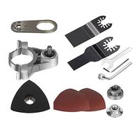 Multiutensile oscillante, set di adattatori per testine di conversione per smerigliatrici angolari con filettatura M14, kit di accessori per la lucidatura della smerigliatrice (come mostrato)