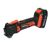 Multiutensile oscillante Yato con batteria agli ioni di litio da 2,0 Ah 18 V