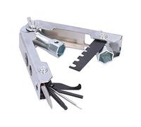 Multiutensile per Motosega, Set Combinato in Acciaio Laminato a Freddo Hardware Tascabile Pieghevole Utensili Manuali per la Lavorazione del Legno Set Completo di Strumenti