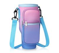 MultiValue Porta Borraccia con Tracolla per Stanley Cup, Porta Bottiglia D'acqua alla Moda con Tracolla e Tasca per Telefono Borsa per Bottiglia D'acqua Adatta a Bicchieri Stanley da 40oz