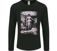 Multiverse 3Rd Dimension SCI-FI Universe Uomo Manica Lunga T-Shirt