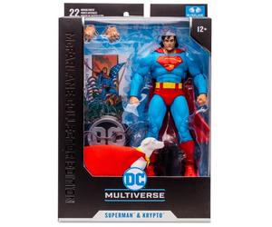 MULTIVERSE SUPERMAN & KRYPTO MULTIVERSO EDITION DC COMICS SUPERMAN - FIGURES ...