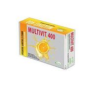 MULTIVIT 400 Multivitaminico orosolubile naturale Antiossidante ad alto assorbimento Complesso vitaminico derivante da frutta e verdura liofilizzata Non contiene zinco Con acido folico Made in Italy