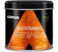 Multivitaminico Completo - 500 compresse - + 1 anno - Difese Immunitarie, Integratori Stanchezza -Vitamina C, D, E, A, Vitamine del gruppo B, Biotina, Acido folico, Calcio, Zinco, Selenio - ALDOUS