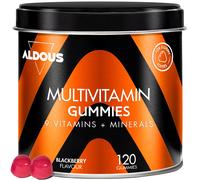 Multivitaminico con 12 Vitamine e Minerali 120 Caramelle Gommose Gusto Mora