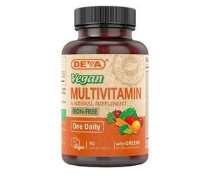 Multivitaminico Vegano Senza Ferro 90 Compresse Di Deva Vegan Vitamins