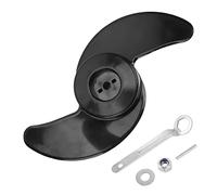 Multizenic Kit di eliche a 2 Pale per Motore Elettrico da traina da 50 lb, 60 lb, 68 lb, 88 lb, fuoribordo di Ricambio con Perno dell’, in plastica Nylon ad Alta Resistenza p