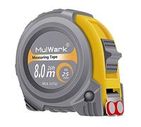Mulwark 7,9 m nastro di misurazione misura by Imperial pollici scala metrica con dualside lama in metallo, punta magnetica gancio e shock assorbente casefor Construction, Contractor, falegname,