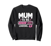 Mum To Be Loading 2027 Annuncio Gravidanza Madre Bebè Mama Felpa