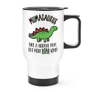 Mumasaurus Dinosauro Like A Normale Mamma Roarsome Viaggio Tazza Manico Awesome